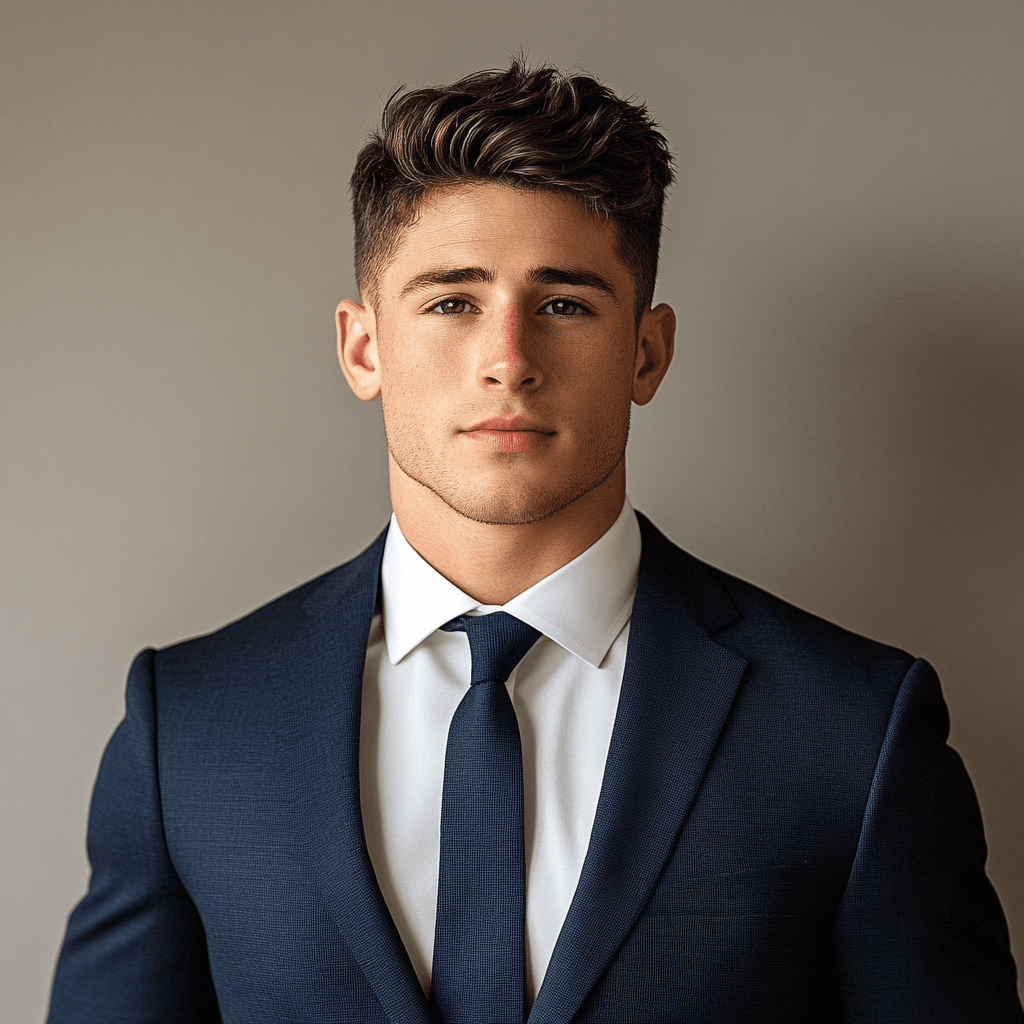Studio headshot with professional lighting